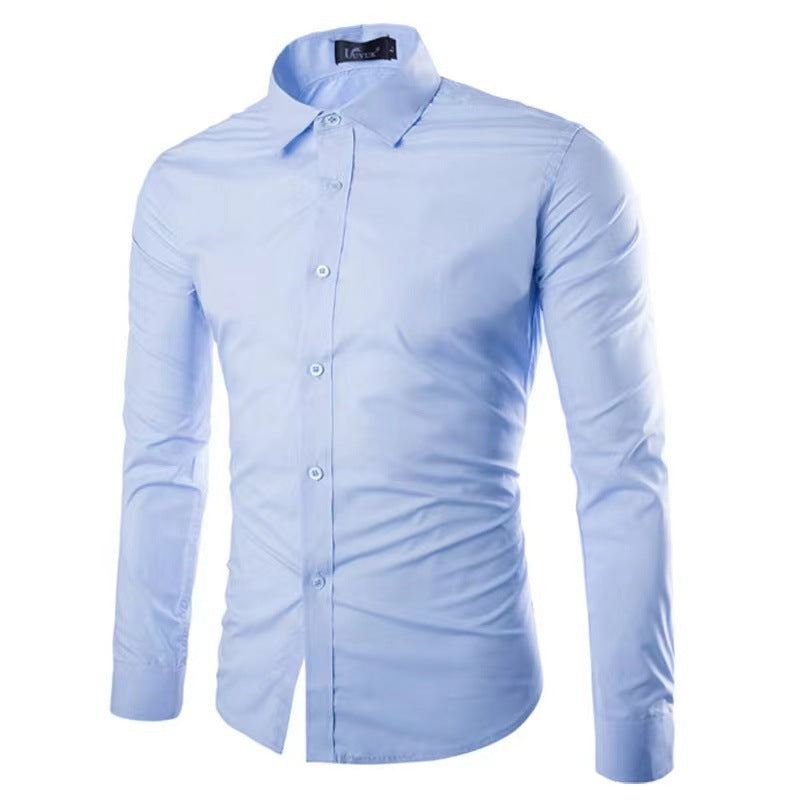 Comfortabel casual heren overhemd, kreukvrij en onderhoudsvriendelijk, ideaal voor elke dag.