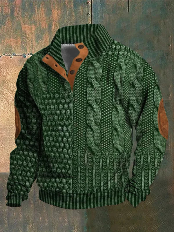 Warme heren sweater voor comfort en stijl. Casual heren kleding, perfect voor koude winterdagen.
