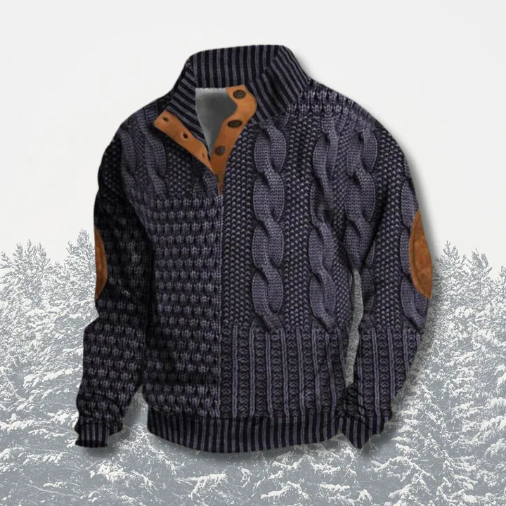 Veelzijdige heren trui voor elke dag, combineert comfort met moderne stijl. Perfecte herfstmode.