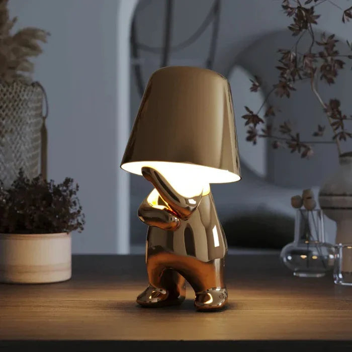 Elegante draadloze LED tafellamp voor sfeervolle en dimbare binnenverlichting. Uniek design.