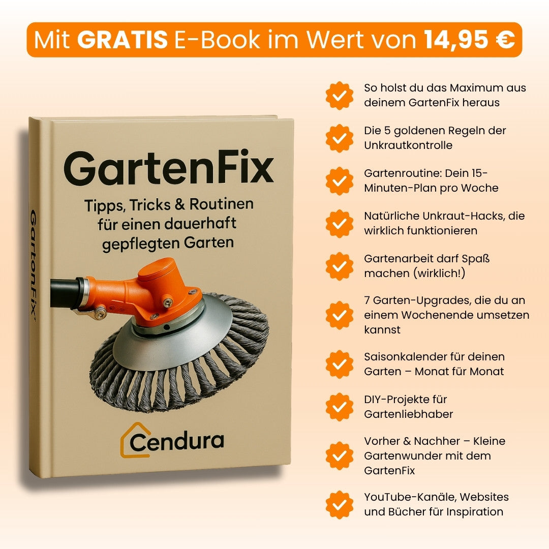 Effectieve onkruidverwijderaar voor grastrimmer, maakt je tuin snel en grondig schoon buiten.