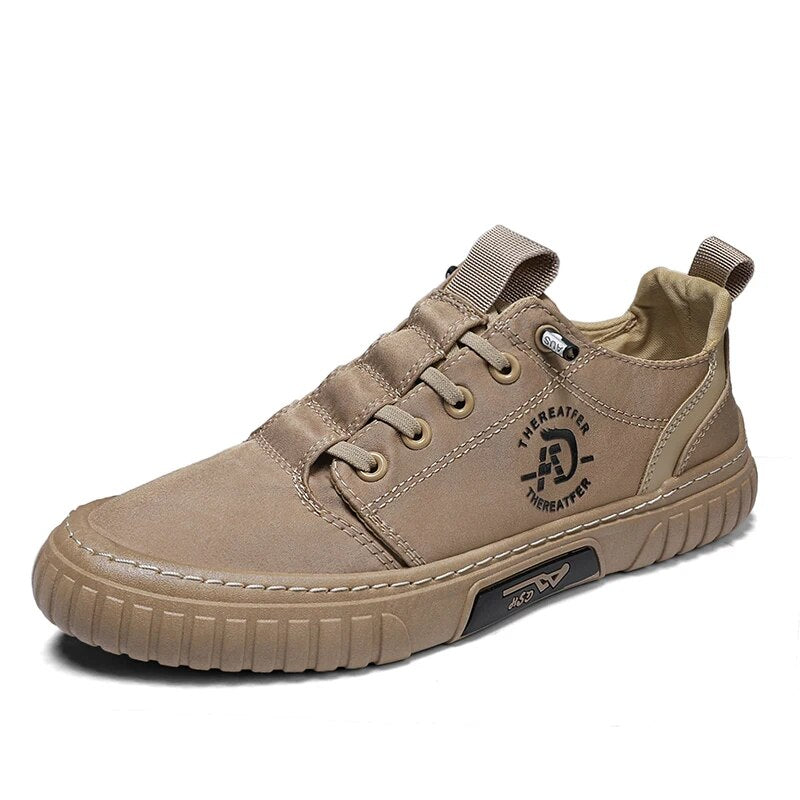 Comfortabele heren vetersneakers, ideaal voor lente & herfst. Casual schoenen met een moderne touch.
