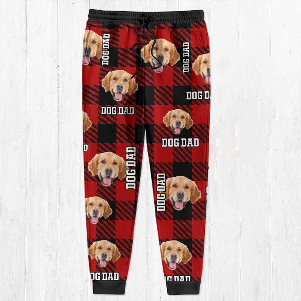 Gepersonaliseerde sweatpants voor kattenliefhebbers. Zachte joggingbroek met foto van je kat, voor comfort en stijl.