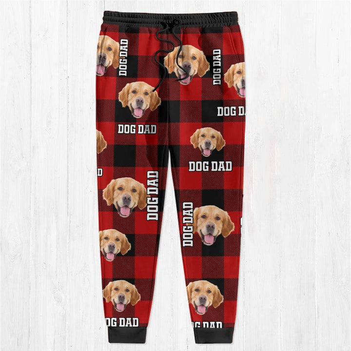 Gepersonaliseerde sweatpants voor kattenliefhebbers. Zachte joggingbroek met foto van je kat, voor comfort en stijl.