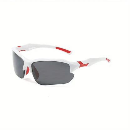"Gepolariseerde sportzonnebril voor dames, flexibel design, UV400 bescherming, verminderde schittering, outdoor geschikt."