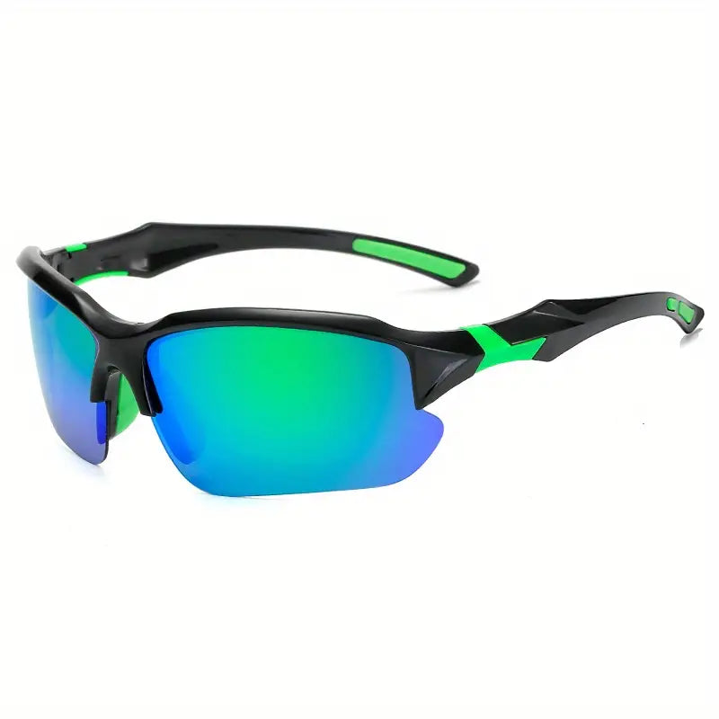 "Gepolariseerde sportzonnebril voor dames, flexibel design, UV400 bescherming, verminderde schittering, outdoor geschikt."