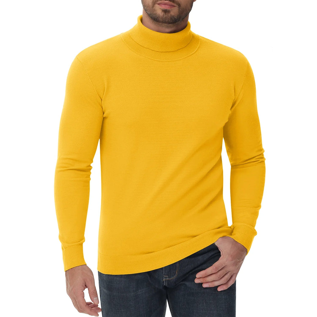 Detaillering gebreide textuur van heren coltrui. Zachte, warme wintertrui voor herfstkleding.
