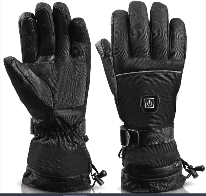 Duurzame verwarmde handschoenen met batterij voor wintersport. Waterbestendig en unisex, perfect tegen extreme kou buiten.