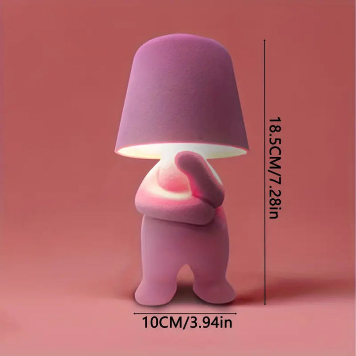 GlowFigur tafellamp, zachte sfeerverlichting voor kinderkamer en slaapkamer, modern design.