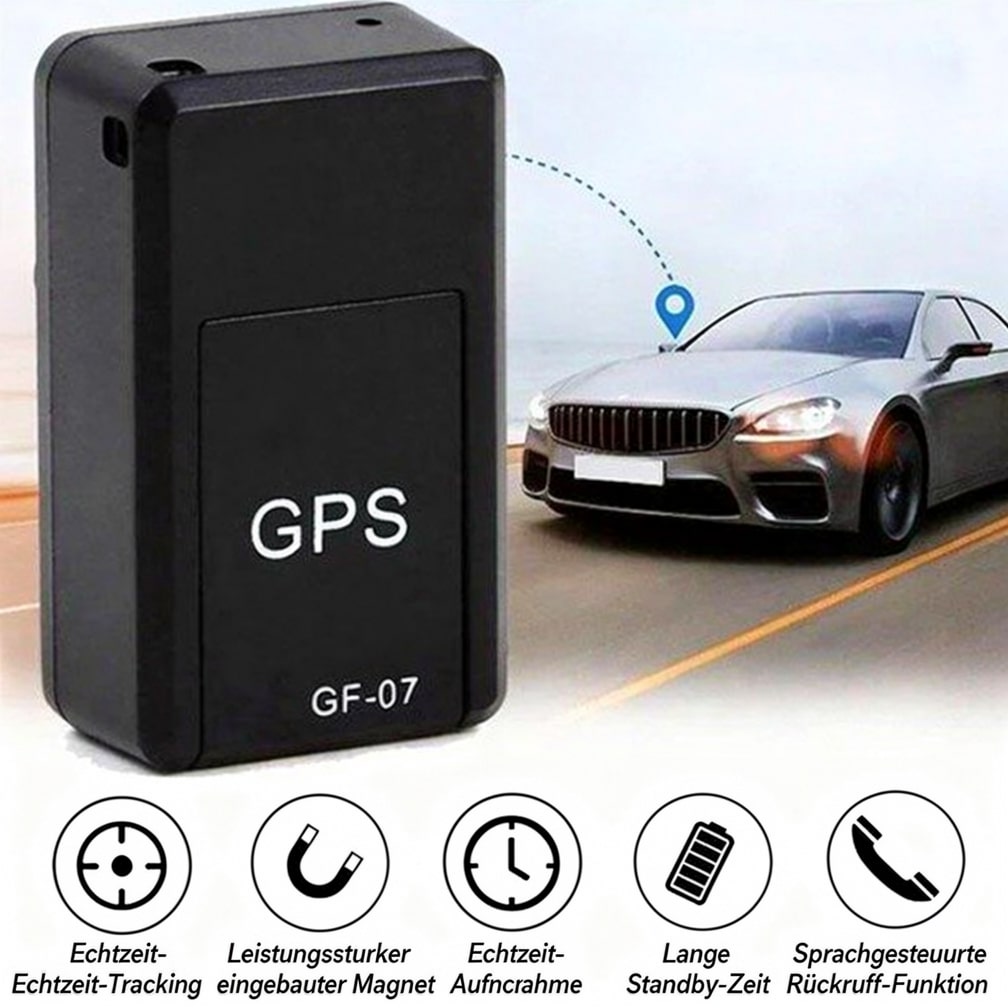 Minitracker voor auto, compact GPS volgsysteem voor diefstalpreventie en veiligheid.
