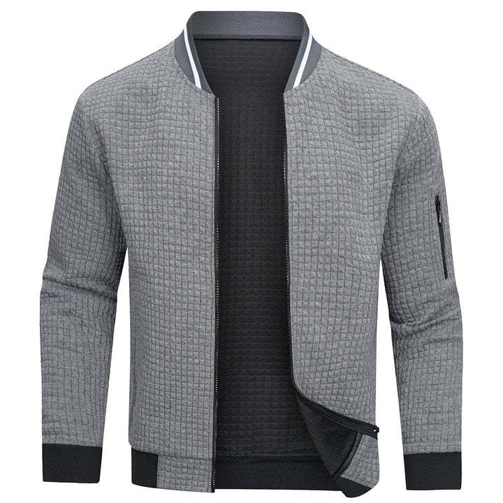 Moderne heren comfortabele zomerjas, stijlvol zwart design, perfect voor casual herenmode. Veelzijdige bovenkleding.