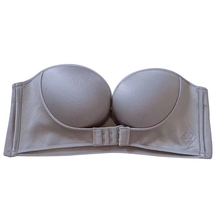 Handige voorsluiting push-up bh voor dames, naadloos en makkelijk aan te trekken.