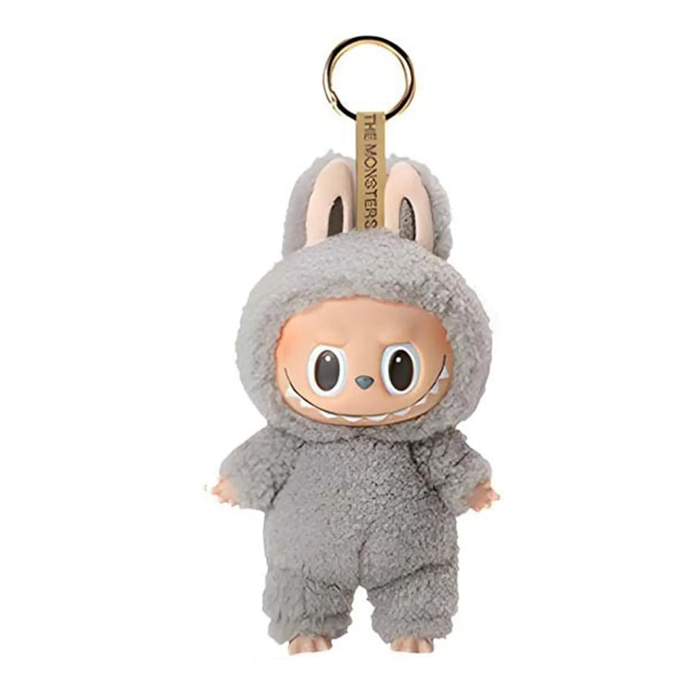 Zacht monstertje sleutelhanger van pluche, een vrolijk en uniek accessoire voor je tas.