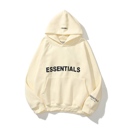 "Grijze heren hoodie met verstelbare capuchon en kangoeroezak, regular-fit en gemaakt van zachte, ademende katoenmix."