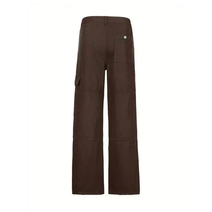 "Groene dames cargo broek met comfortabele pasvorm, ideaal voor casual of chique gelegenheden, modieuze stijl."
