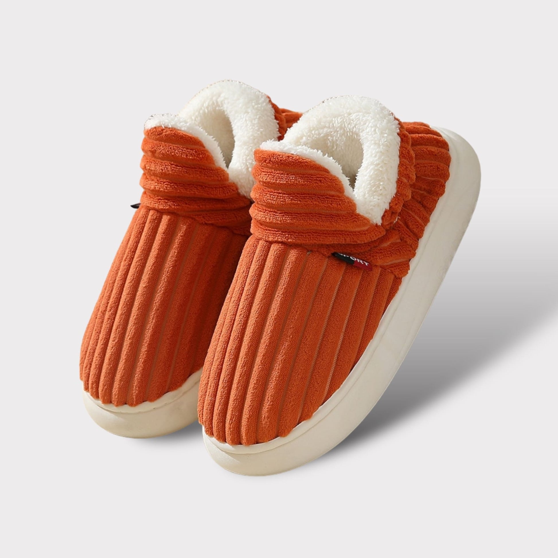 "Groene wintersloffen met fluffy witte fleece voering en zachte zool, comfortabele pantoffels voor warmte en stijl in de wint