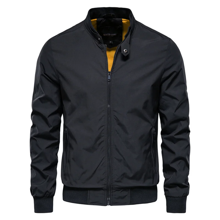 Heren sportieve zomerjas van lichtgewicht ademend polyester, ideaal voor casual outdoor activiteiten.