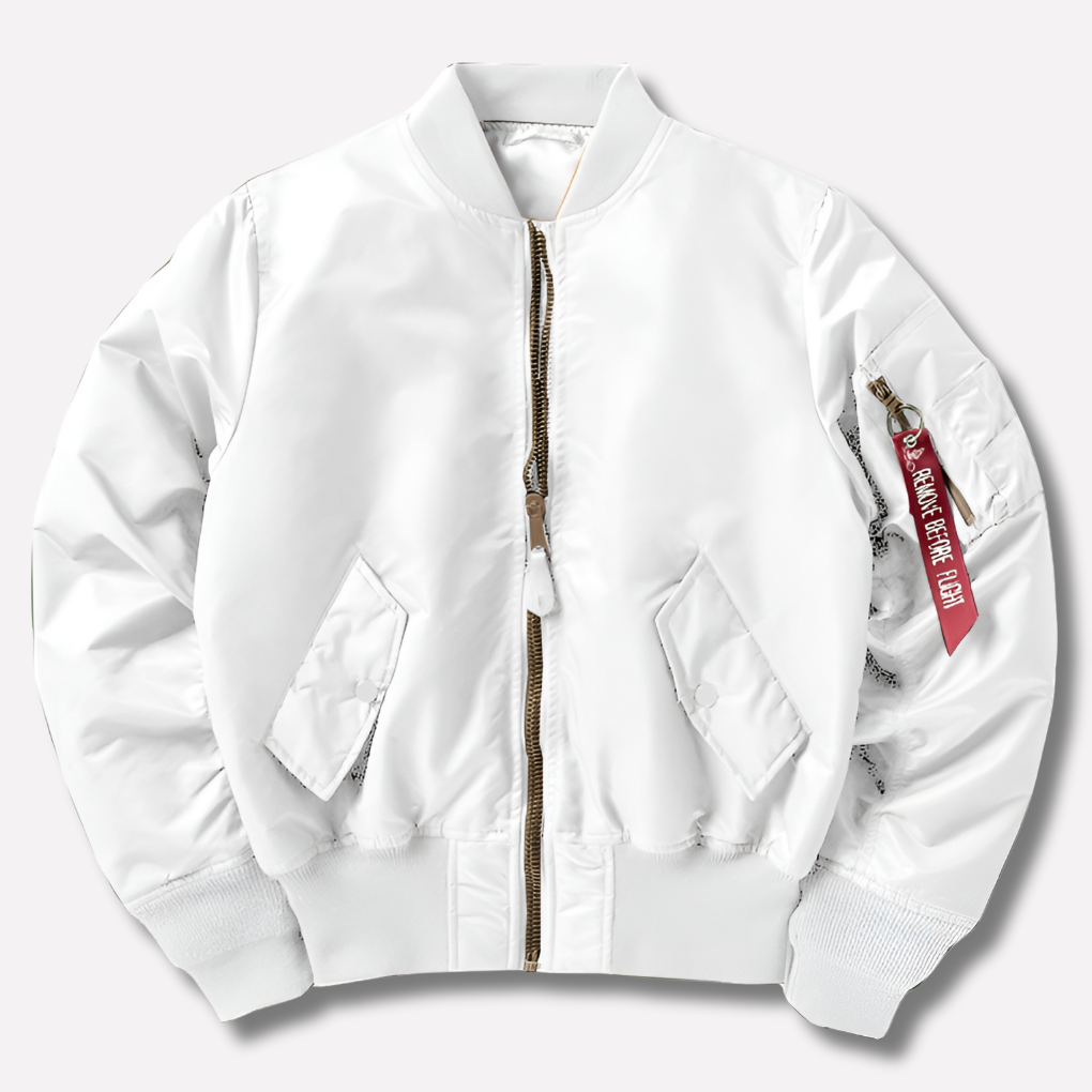 Veelzijdig bomberjack, geschikt voor zowel dames als heren. Ideale jas voor lente, herfst & milde winter.