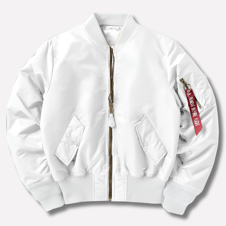 Veelzijdig bomberjack, geschikt voor zowel dames als heren. Ideale jas voor lente, herfst & milde winter.