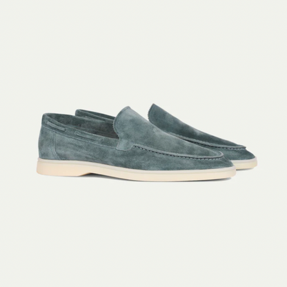 "Handgemaakte heren suède loafers: luxe, stijlvol ontwerp, zacht premium materiaal, perfect voor elke gelegenheid."