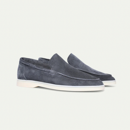 "Handgemaakte heren suède loafers: luxe, stijlvol ontwerp, zacht premium materiaal, perfect voor elke gelegenheid."