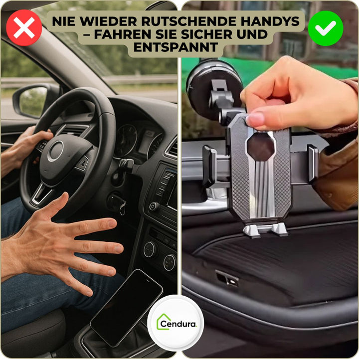 Draaibare telefoonhouder auto, biedt optimaal en veilig zicht op je navigatie en smartphone.