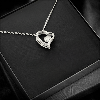 TimelessLove Ketting | Hartvorm | Elegant Zirkonia Design