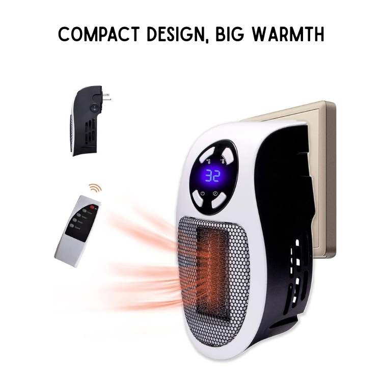 Kleine energiebesparende kachel: Witte, compacte verwarming levert snelle warmte, perfect voor kleine ruimtes.