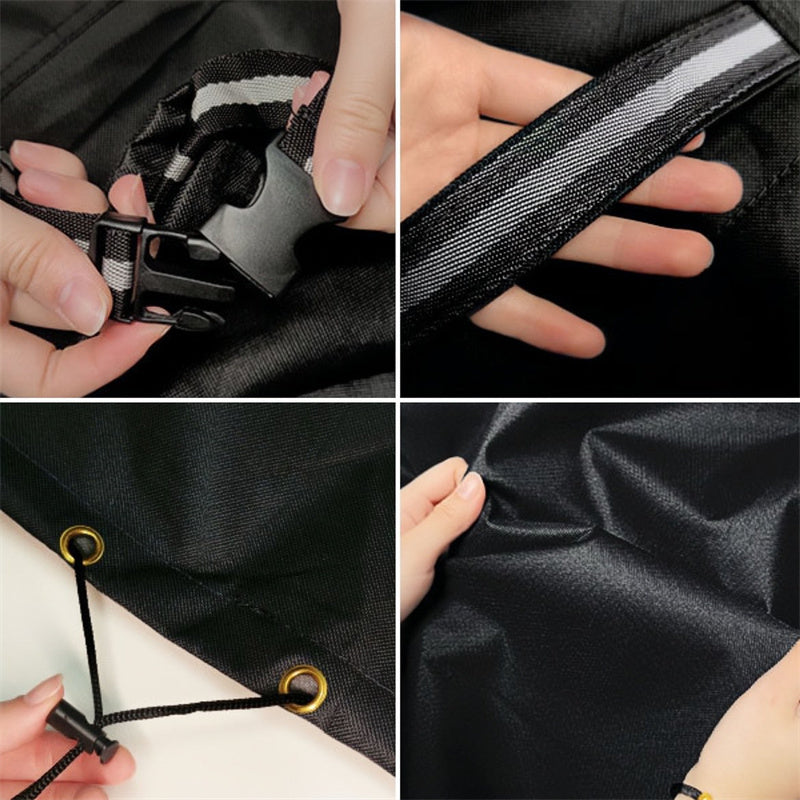Ronde buitenmeubelhoes, waterdicht en UV-bestendig; essentiële tuinaccessoire voor uw tuinset.