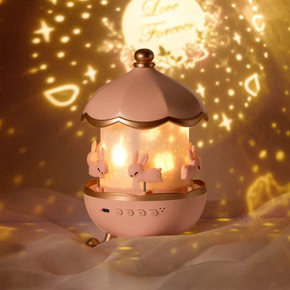 "Hello Kitty sterren projectorlamp met muziekdoos, roze nachtlampje, projecteert sterren op muren en plafond"