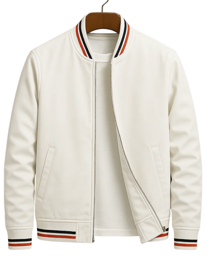 Stijlvol heren bomberjack met ritssluiting, perfect voor een casual of sportieve look.