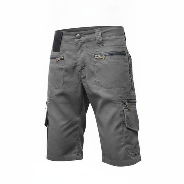 Comfortabele heren cargo shorts met ritszakken, ideaal voor casual zomerkleding en outdoor activiteiten, regular fit.