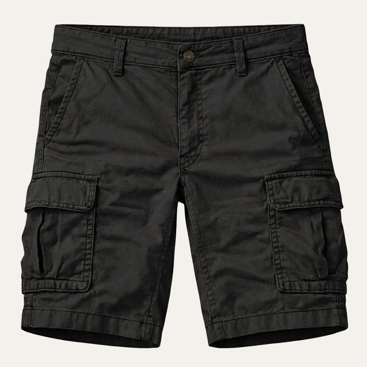 Heren shorts cargo met meerdere zijzakken, een must-have voor een casual en praktische garderobe.