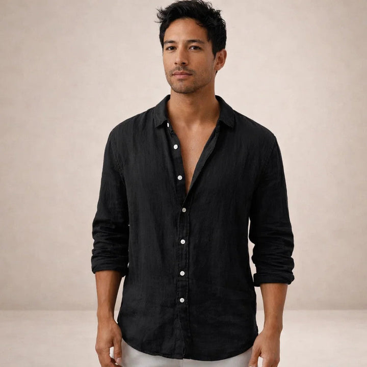 Dagelijks heren shirt, lange mouwen, klassieke kraag en comfortabele pasvorm, perfect voor alle mannen.