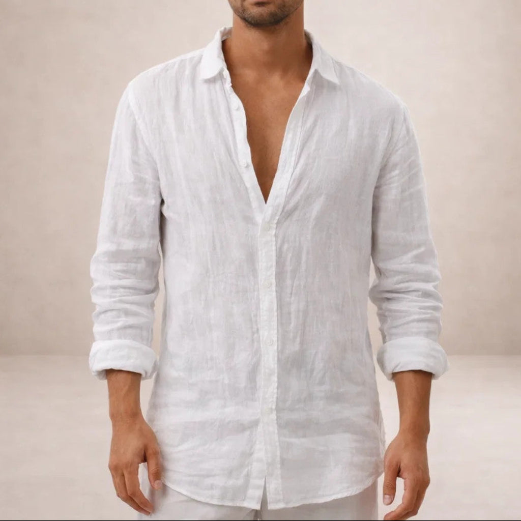 Comfortabel heren overhemd, lange mouwen, regular fit en stijlvolle klassieke kraag voor dagelijks gebruik.