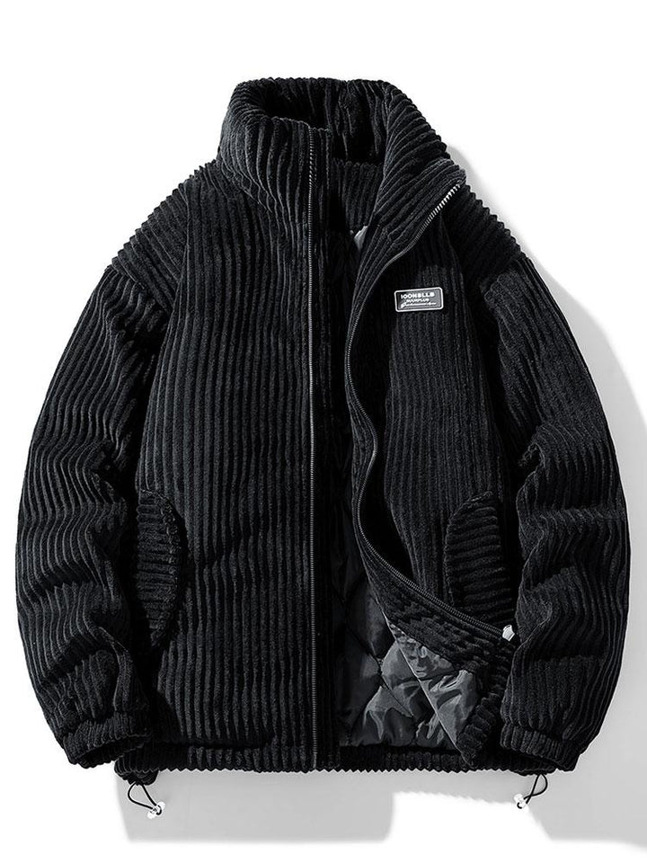 Stijlvol heren winterjack, een comfortabel pufferjack met doorlopende rits en moderne uitstraling.