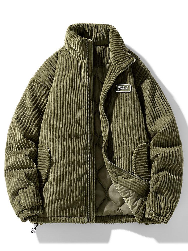 Comfortabel heren ritsjack, een warm en stijlvol pufferjack dat beschermt tegen de koude wintermaanden.