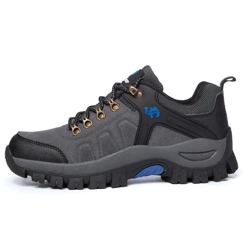 Robuuste heren hiking laarzen met superieure grip en enkelsteun, ontworpen voor duurzaamheid en outdoor comfort.