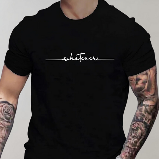 Heren Kay T-shirt, zwart, ronde hals, comfortkatoen. Ideaal voor casual zomeroutfits. Verkrijgbaar in meerdere kleuren.