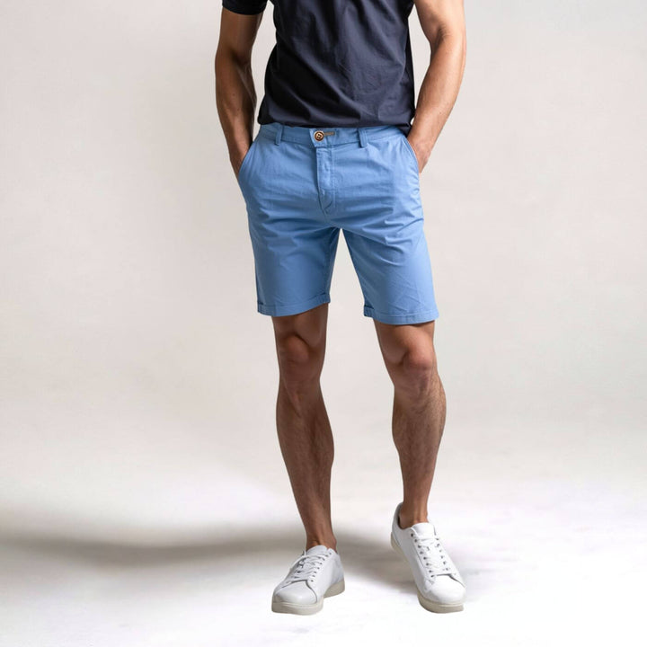 Comfortabele heren shorts voor vrije tijd, met flexibele stretch tailleband voor de zomer.