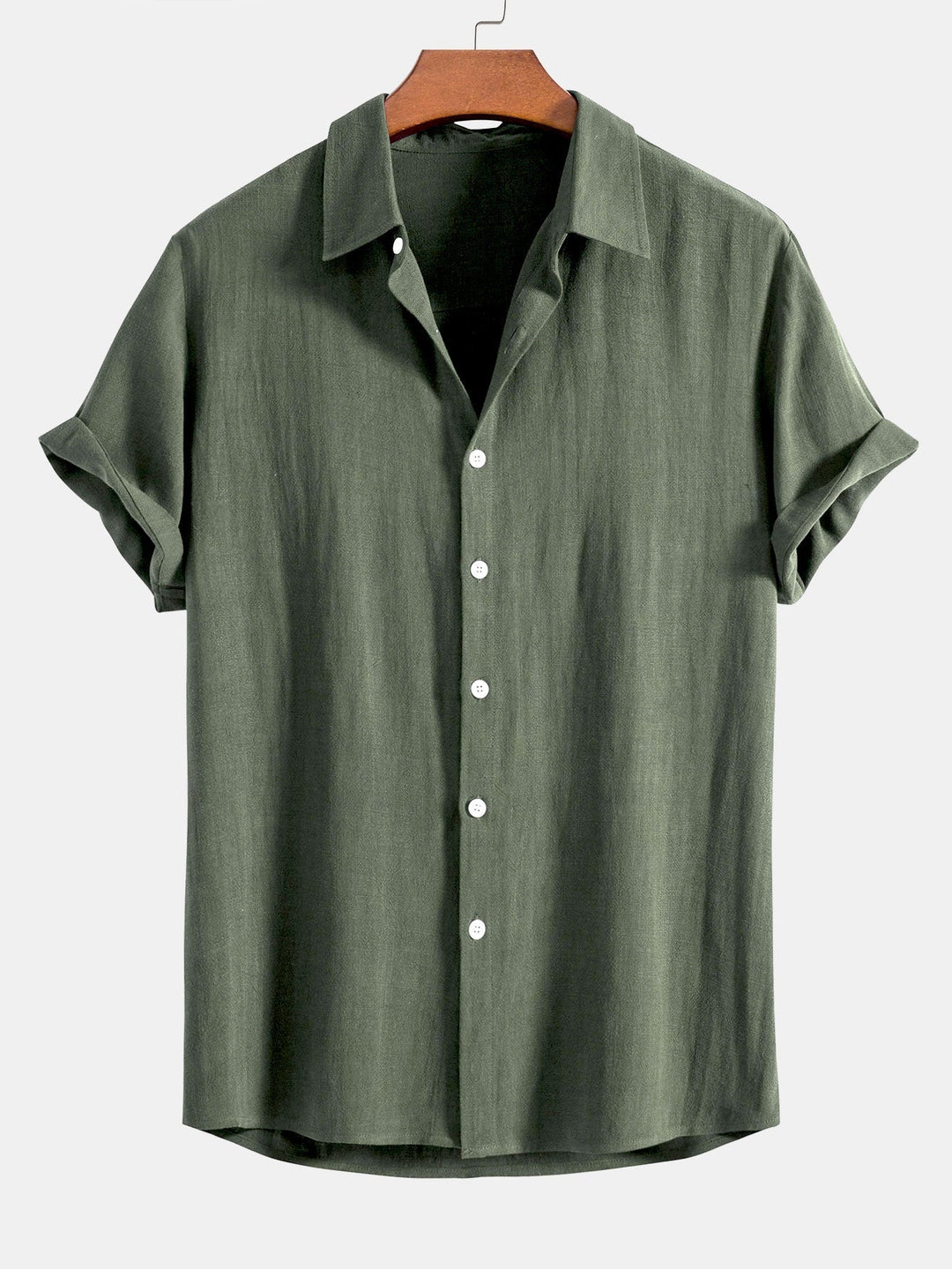 Casual heren shirt met knoopsluiting. Dit stijlvolle overhemd met korte mouwen is perfect voor de zomer.