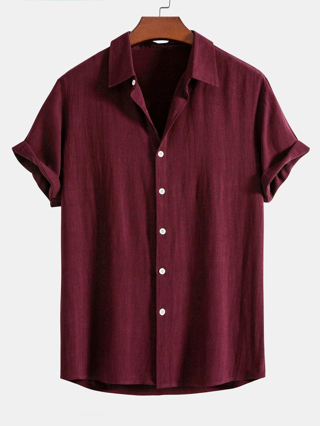 Modern heren casual shirt met korte mouwen en een losvallende pasvorm. Voor een relaxte zomerstijl.