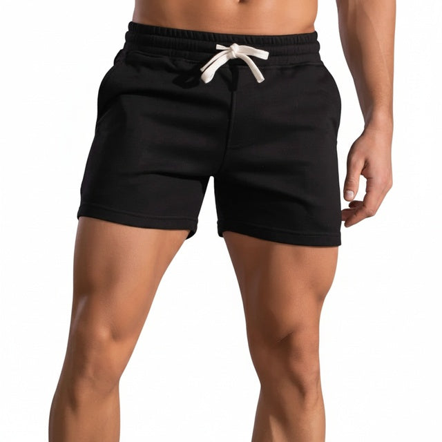 Heren shorts met elastische taille en trekkoord voor ultiem comfort; ideaal als casual of sport shorts.