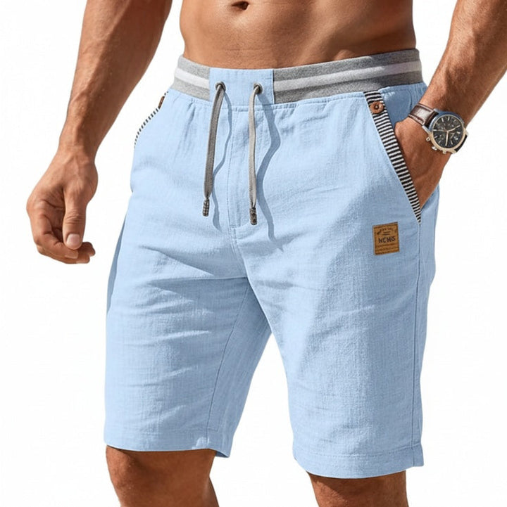 Heren casual shorts met trekkoord voor comfort en stijl in de zomer, ideaal voor warme dagen.