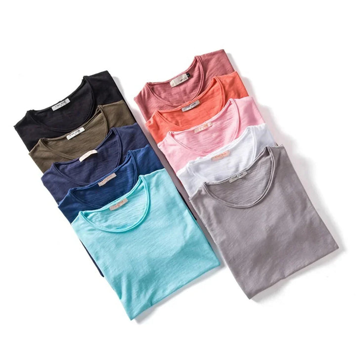Trendy heren T-shirt met korte mouw, ronde hals. Regular fit silhouet voor een tijdloze, casual look. [[lstfy-media:15]]
