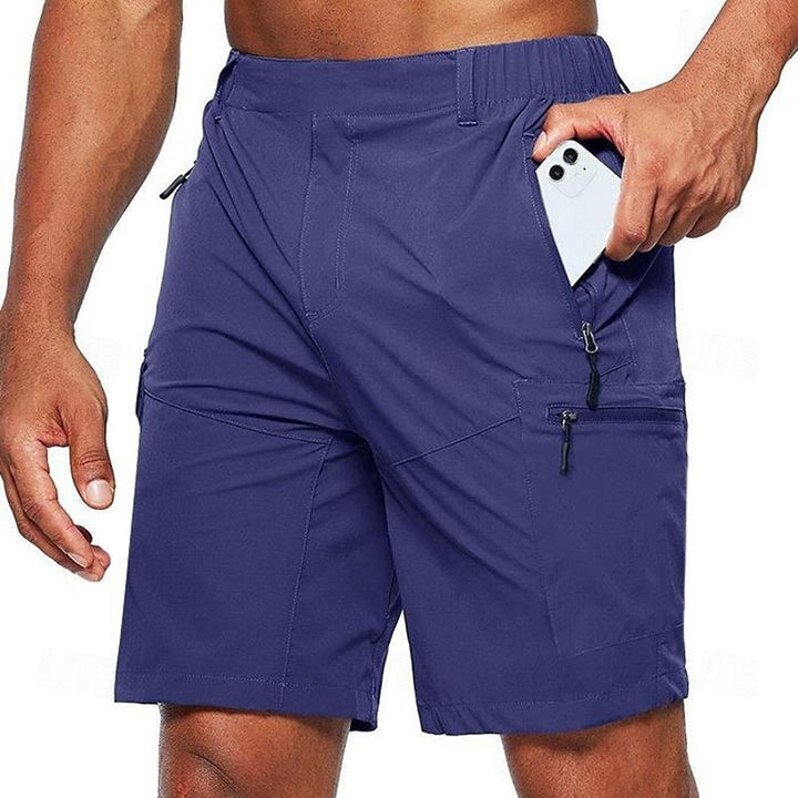 Comfortabele heren shorts met elastische taille voor dagelijks gebruik en sport. Ideale zomerse vrijetijdskleding.