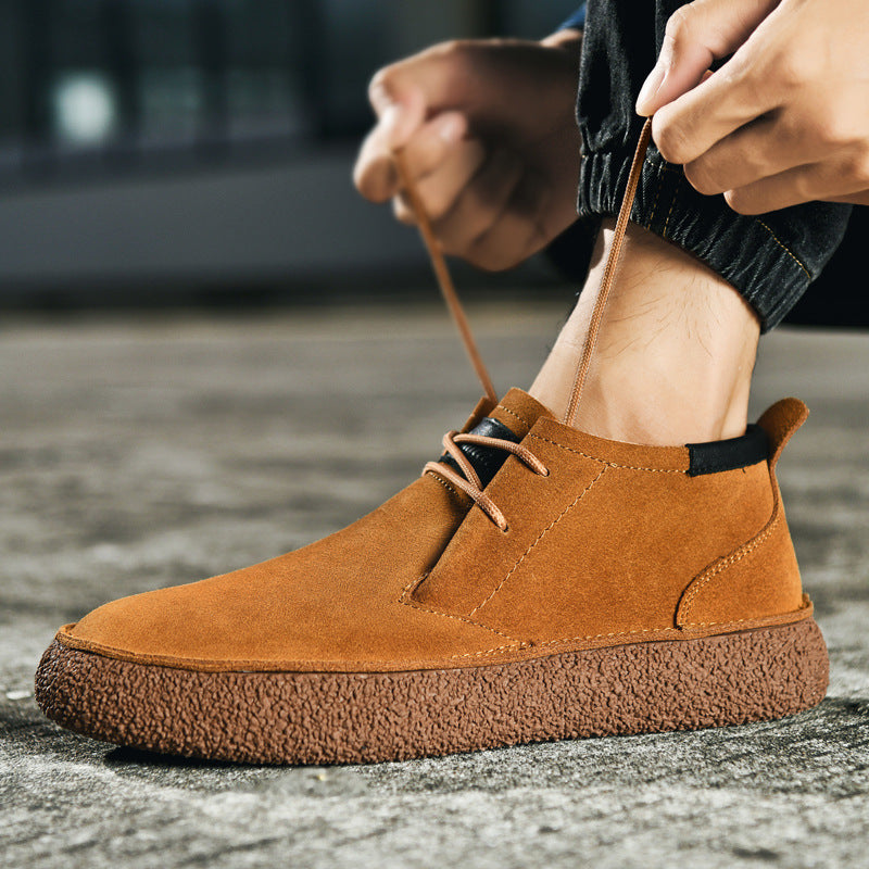 Stijlvolle zwarte heren chukka boots, comfortabele veterlaarzen perfect voor dagelijks casual gebruik.