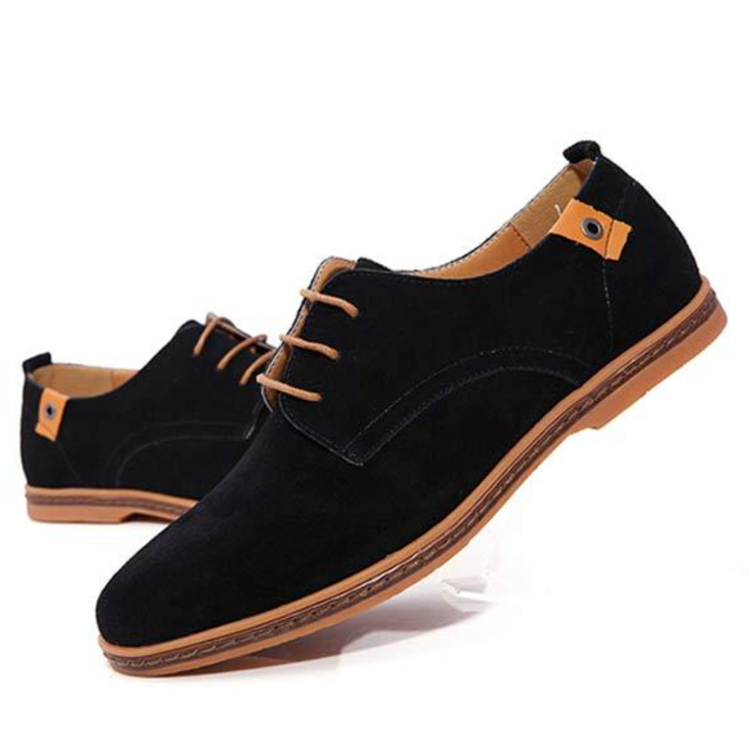 Comfortabele bruine heren veterschoenen voor een smart-casual look; veelzijdig voor dagelijks gebruik en vrije tijd.