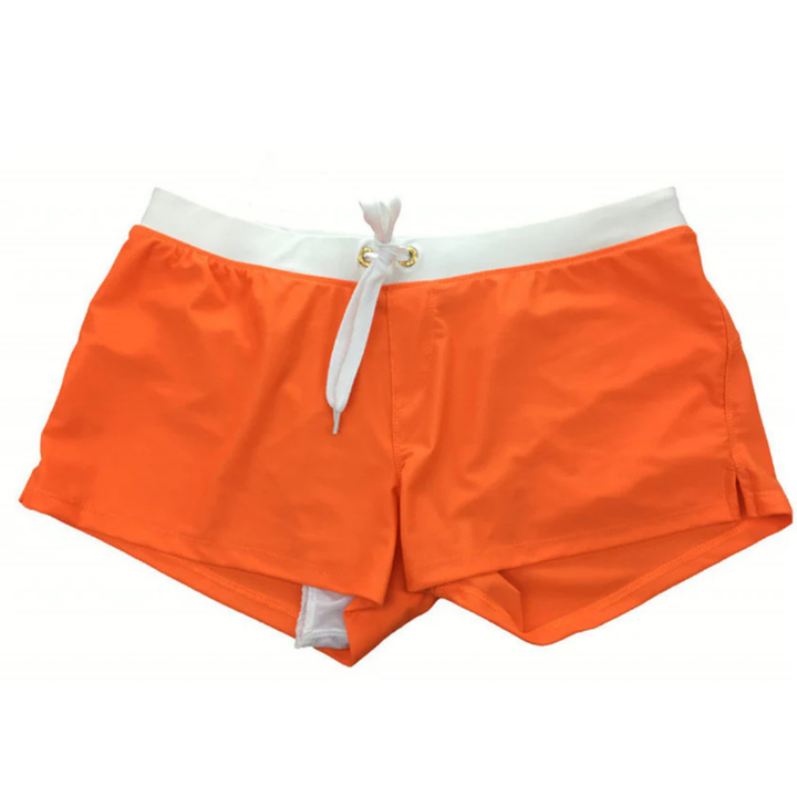 Verstelbare heren zwembroek met zijsplits, sneldrogend, perfect voor zomerse dagen.