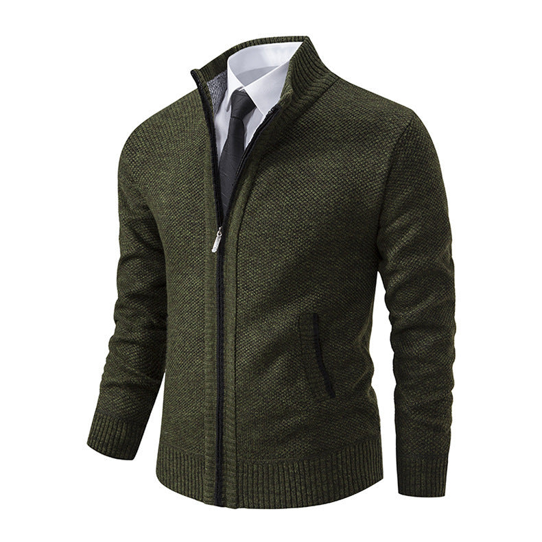 "Herenvest in diverse kleuren met ritssluiting, thermische stof voor warmte en comfort, geschikt voor casual en semi-formeel.